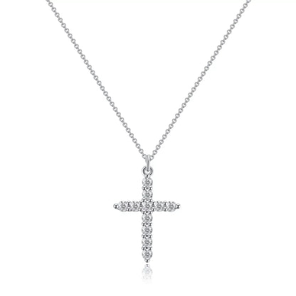 Rotatable Crown Cross Pendant Necklace - 8 - js | ONEFY.SHOP