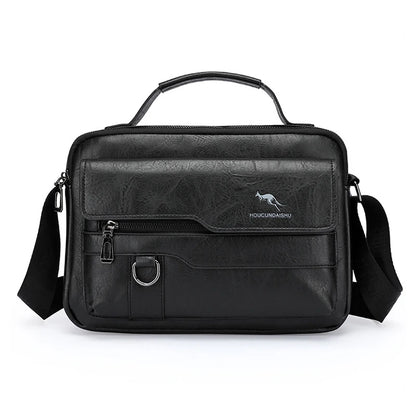 PU Leather Briefcase Hand Bag - 2 - gn | ONEFY.SHOP