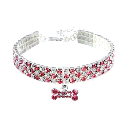 Cat Necklace Rhinestone - 5 - pn | ONEFY.SHOP