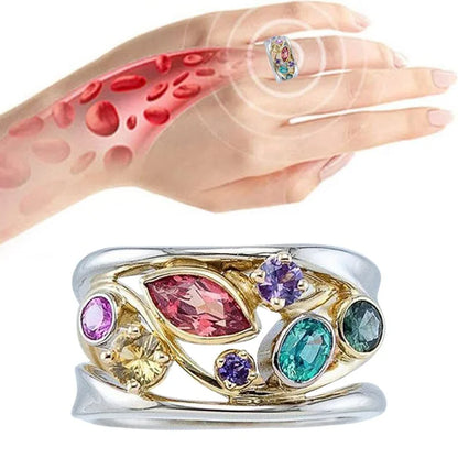 Multi-Stone Wellness Energy Ring - 4 - fs | ONEFY.SHOP