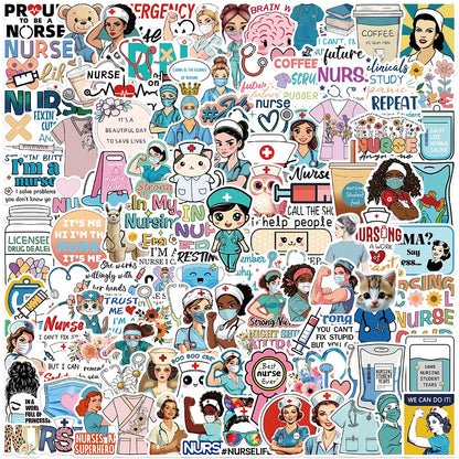 50/100PCS Funny Health Stickers - 2 - ds | ONEFY.SHOP