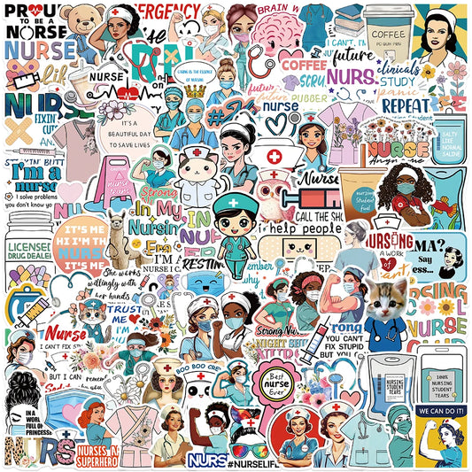 50/100PCS Funny Health Stickers - 2 - ds | ONEFY.SHOP