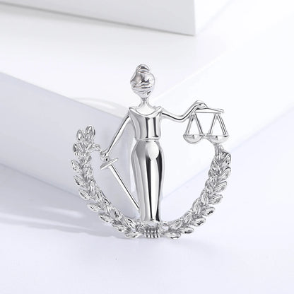 Law-Themed Brooch Pin - 2 - aw  | ONEFY.SHOP