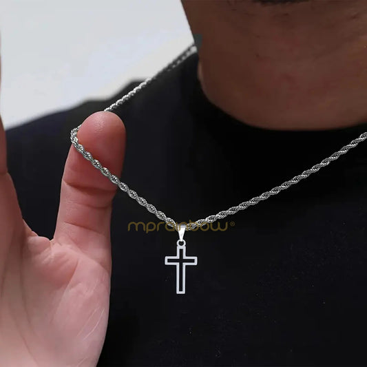 Casual Cross Necklace for Men - 8 - js | ONEFY.SHOP
