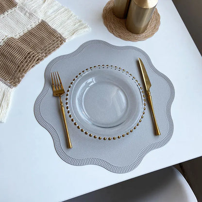 6PCS Placemats Sets Leather - 6 - km | ONEFY.SHOP