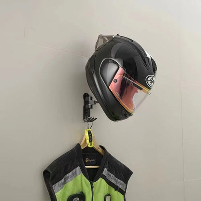 Wall Mount Motorcycle Helmet Holder - 3 - te | ONEFY.SHOP
